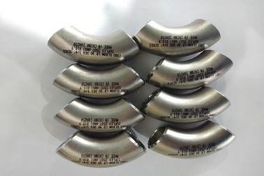 SCH10 Dubleks 2507 Alaşımlı Çelik Boru Ek Parçaları Dirsek LR 90 ° 3/4 &quot;ANSI B16.9 Bağlamak Için