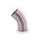 Metal Nikel Alaşım Inconel 625 En İyi 45 Derece Kıç Kaynak Ellük ASME B16.9 Özel Boyut Gümüş
