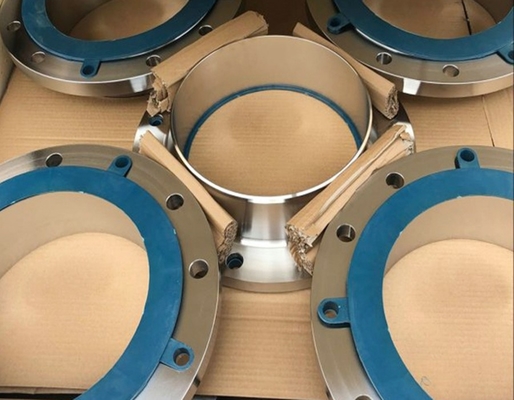 ASME B16.5 S32750 Dubleks Kaynaklı Flanş ASTM UNS32760 8" Sch40s Süper Dubleks Paslanmaz Çelik Boru Ek Parçaları