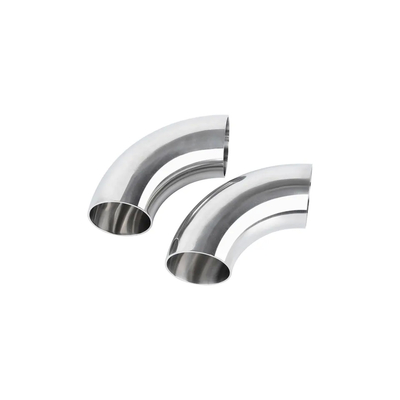Metal Nikel Alaşım Inconel 625 En İyi 45 Derece Kıç Kaynak Ellük ASME B16.9 Özel Boyut Gümüş