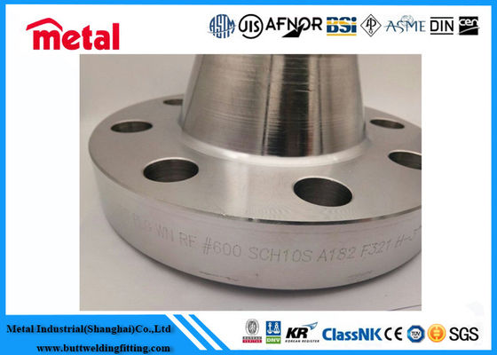 ASTM A182 N06600 Yüksek Güçlü Kaynak Boynuz Flange CL300 RF ASME B16.5