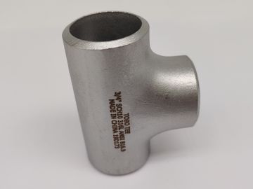 ASTM ASME B16.9 3'' STD A403 WP304L Paslanmaz Çelik Boru bağlantı parçası Eşit Tee