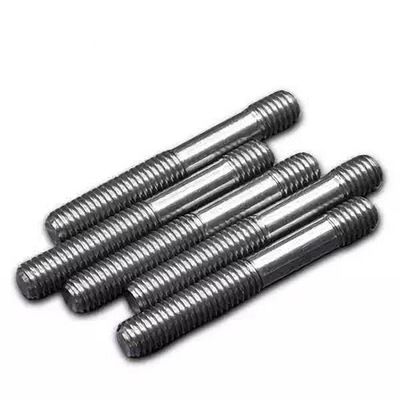 ASTM A453 Mekanik 7/8 &quot;Din975 Dişli Saplama Cıvata Vidası Siyah-Kalın Dişli galvanizli