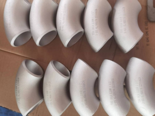 Dikişsiz Alaşımlı Çelik Boru Ek Parçaları 90 SR OD 4 &quot;BW Dirsek ASME B16.9 Monel400