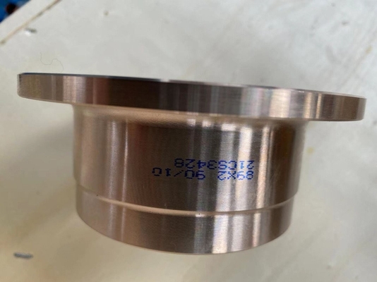 Alaşımlı Çelik Boru Ek Parçaları LJ SO PN 20 WT 2.5 mm 1.1/2&quot; Cuni 9010 Saplama Ucu
