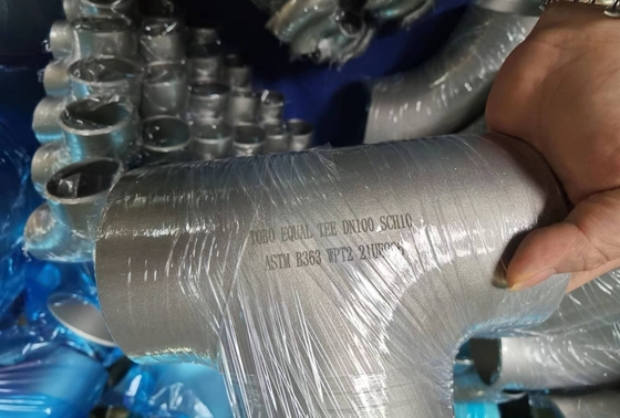 Nikel Alaşımlı Alın Kaynaklı Ek Parçaları BW Tee 3/4 &quot;Marangoz 20Cb-3 ASME B16.9