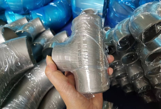 Nikel Alaşımlı Alın Kaynaklı Ek Parçaları BW Tee 3/4 &quot;Marangoz 20Cb-3 ASME B16.9