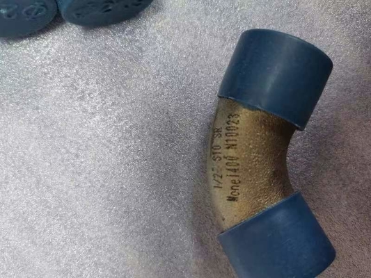 Nikel Alaşımlı Çelik Boru Ek Parçaları 90 LR SMLS Dirsek 5" STD Monel 400 Alın Kaynaklı Bağlantı Elemanı