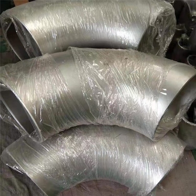 ASTM Titanyum Çelik Boru Bağlantı Elemanı 3/4 "Titanyum Gr12 Alın Kaynağı SR Dirsek SCH10S 90D/180D