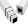 Sonsuz Çok Yönlü, Kolayca İmal Edilebilir 6063-T5 ASTM B241 Alüminyum Alaşımlı Boru 50x50mm Kare Boru x 2mm ET 5.8m