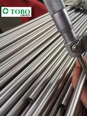 ASTM B338 Gr9 Titanyum Alaşım Yuvarlak Boru 10 Inch 20mm Poçlanmış Sıcak Dolaştırılmış