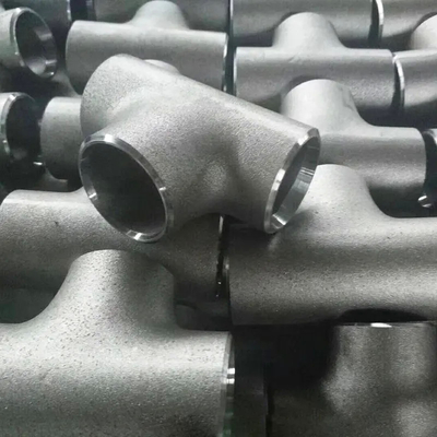 ASTM B363 Gr2 Titanyum Tee Azaltılması Titanyum Alaşımlı Boru Ek Parçaları Dövme Yüksek Basınç
