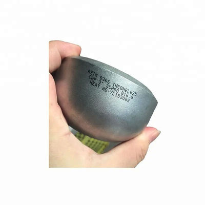 Nikel Alaşımlı Boru Kapağı Inconel 625 Kapak 3" 88.9mm Xs Et Kalınlığı Dikişsiz SCH80 Boru Uç Kapağı