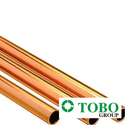 Dikişsiz ASTM B111 6 "SCH40 CUNI 90/10 C70600 C71500 Tüp Bakır Nikel Boru