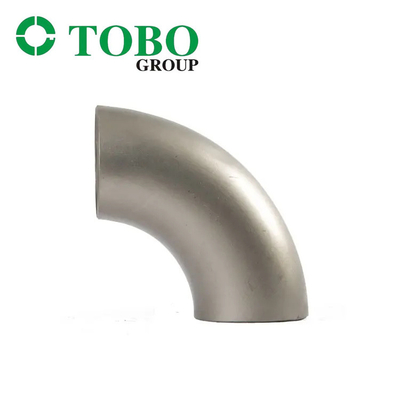TOBO A234 Alaşımlı Çelik Boru Ek Parçaları 90 Derece Dirsek Dikişsiz Karbon Çelik Dirsek