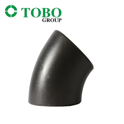 TOBO A234 Alaşımlı Çelik Boru Ek Parçaları 90 Derece Dirsek Dikişsiz Karbon Çelik Dirsek