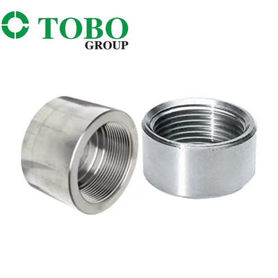 Titanyum Alaşımlı Çelik Boru Ek Parçaları Soket Dövme Ek Parçaları Kaplin Ti Gr.2 1 1/2 &quot;6000 # ASME B16.11