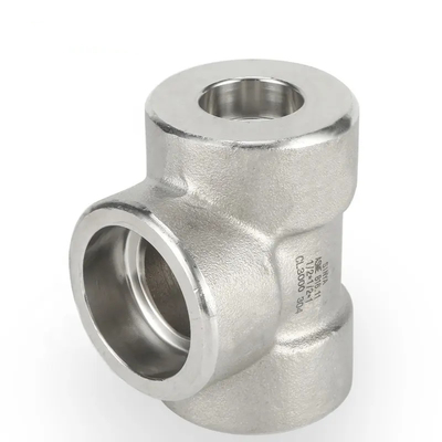 ASME B16.11 NPS3 #3000 NPT-F Dişli Eşit Tee SA-182 F304L / SA-403 WP304L