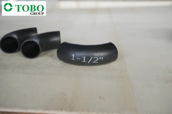 TOBO Gümrüklü Boyut A234 WP5 Alaşımlı Çelik Boru Ek Parçaları / 90 Derece Kaynaklı Dirsek