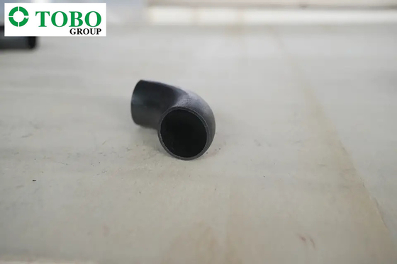 TOBO Gümrüklü Boyut A234 WP5 Alaşımlı Çelik Boru Ek Parçaları / 90 Derece Kaynaklı Dirsek