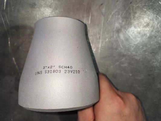 ASME B16.9 Kalın paslanmaz çelik eksantrik redüksiyon endüstriyel boru armatürleri