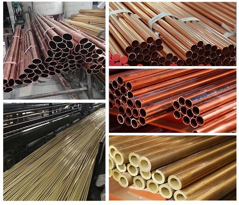 ASTM Standart Bakır Nikel Borular Boru Şekilleri Dış Diametresi için Özel