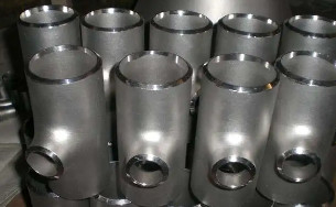 Butt kaynak armatürleri Hastelloy C276 Reducing Tee S32750 3X4 ASME B16.9