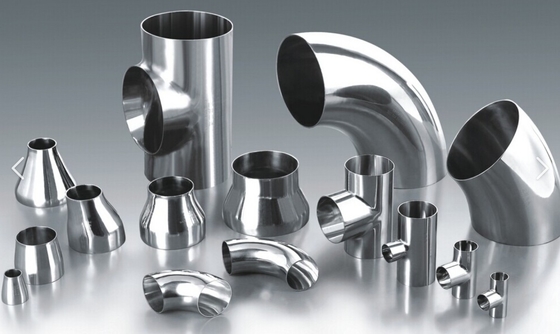 METAL Yüksek Kalite Nikel Alaşımı Inconel 600 45 Derece Dirseği Butt Kaynak Bileşenleri ASME B16.9 Özel Boyut