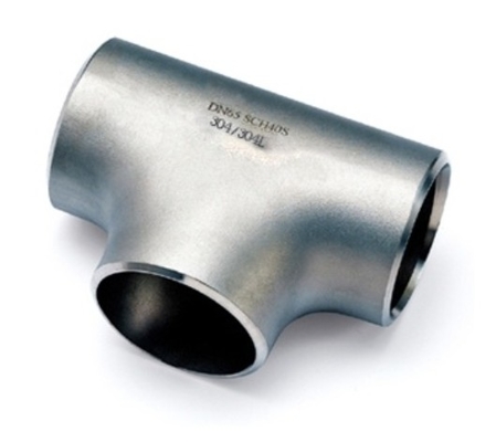 ASME B16.9 Butt kaynak eşit Tee özelleştirilebilir malzeme örneğin karbon çelik paslanmaz çelik NPS1/2 "-60" Hızlı teslimat Düşük MOQ