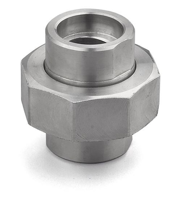 Metal mühür 3 parça Union paslanmaz çelik 316/316L,304304L, 6000 PSI 3000#, 6000# Alaşımlı malzeme