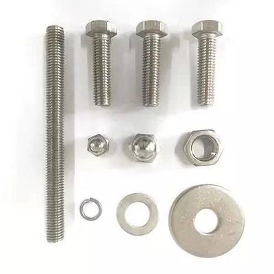 A4-80 7/8 "M64 Dişli Saplamalar Alaşımlı Çelik Boru Bağlantı Parçaları