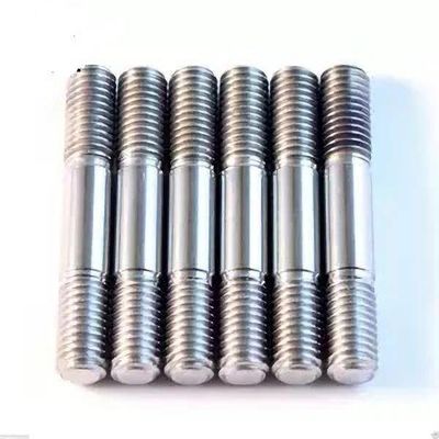 ASTM A453 Mekanik 7/8 &quot;Din975 Dişli Saplama Cıvata Vidası Siyah-Kalın Dişli galvanizli