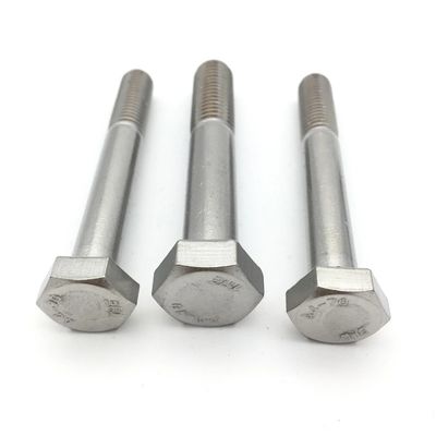 ASTM A453 Mekanik 7/8 &quot;Din975 Dişli Saplama Cıvata Vidası Siyah-Kalın Dişli galvanizli