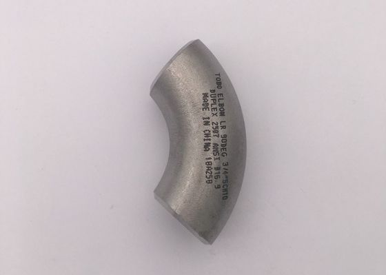 Dubleks Çelik 2507 BW 90Deg 1.5D Uzun Yarıçaplı Düz ​​Dirsek