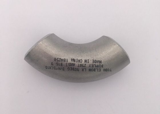 Dubleks Çelik 2507 BW 90Deg 1.5D Uzun Yarıçaplı Düz ​​Dirsek