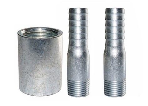 1/2 "-4" Karbon çeliği hidrolik uzun nipeller BSP NPT erkek dişli galvanizli çelik uzun veya kısa bağlantı parçaları erkek boru nipeli