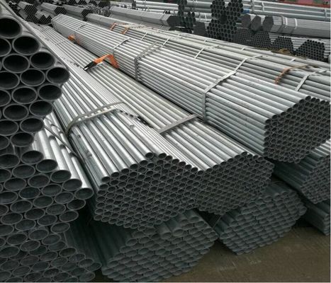 ERW Sıcak Dip Galvanizli Boru ASTM A53 Standart SCH80 İnşaat Çit Akışkan Borusu
