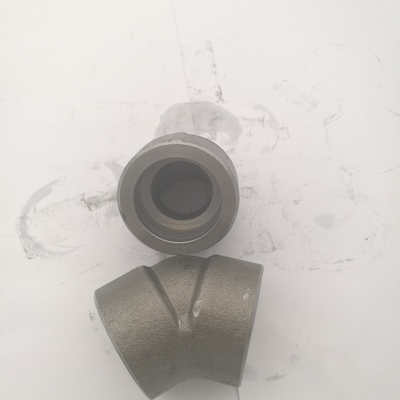 90 Dirsek ASME B16.11 ASTM B564 UNS N06022 SCH40s Boyut 1" Soket Kaynak Dirsek