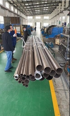 Nikel Aolly Boru CuNi 7030 ASTM B467 Dikişsiz Boru Dış Çapı 10 mm Sch40s