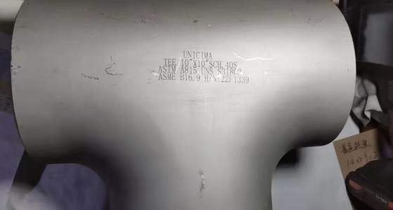 Dikişsiz Alın Kaynak Düz Tee 10”* 10” SCH-40S ASTM A403-WP316/316L ASME B16.9