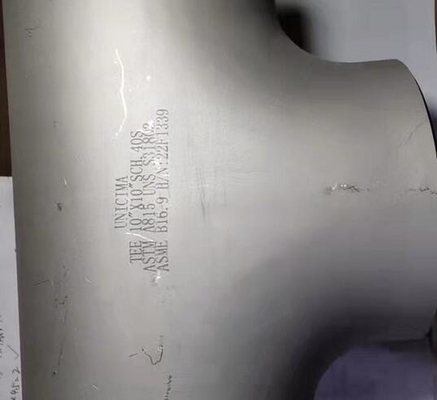 Dikişsiz Alın Kaynak Düz Tee 8”* 8” SCH-40S ASTM A403-WP316/316L ASME B16.9