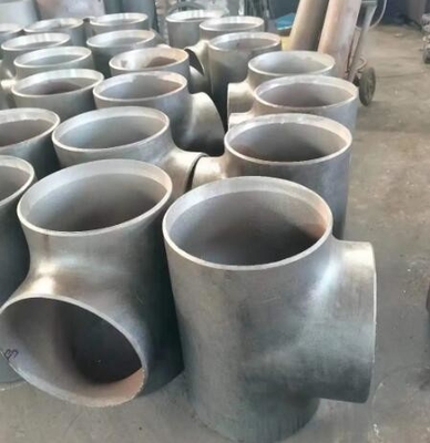 Nikel Alaşımlı Çelik Boru Ek Parçaları BW Eşit Tee N08825 ASME B16.9