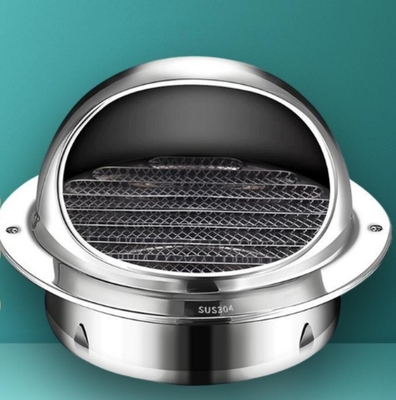 Paslanmaz Çelik Havalandırma Egzoz Izgarası Suya Dayanıklı Havalandırma Kapağı 4