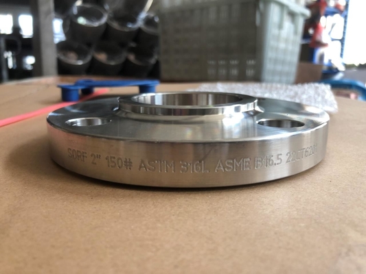 ASME B16.5 Slip-On Flange RF A105 A182 Karbon Çelik Paslanmaz Çelik NPS 1/2 