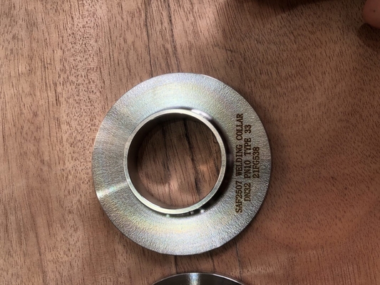 Süper Dubleks Çelik Bağlantı Elemanı EN 1092-1 PN 10 DN 65 Tip 33 UNS S32750 Kaynak Yaka