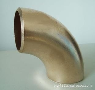 Boru Ek Parçaları Bakır Nikel Çelik Dirsek 90D Kısa Yarıçaplı Bükme C70600 ASME B16.9
