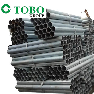 GI Çelik Boru yuvarlak BS 1387 Kaynaklı Galvanizli ERW Yuvarlak İçi Boş Profil Çelik Boru Yuvarlak İskele Borusu Çinko Kaplı Çelik