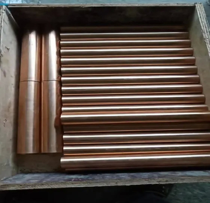 90/10 Bakır Nikel Boru Düz C12200 2mm Kalınlık 6m Uzunluk Yuvarlak Bobin Borusu
