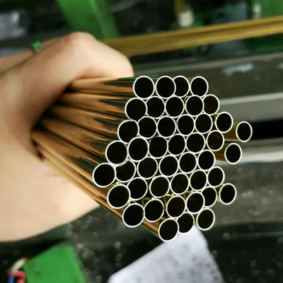 Bakır Nikel Alaşımlı Borular CuNi10Fe1Mn 8 İnç Dikişsiz Düz Yuvarlak Bakır Boru