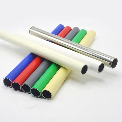 28MM Fildişi Boru PE / ABS Kaplı Çelik Boru Soğuk Haddelenmiş Galvanizli Güvenlik Çelik Borular